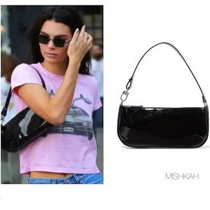 🎉Baguette Patent Leather Shoulder Bag
